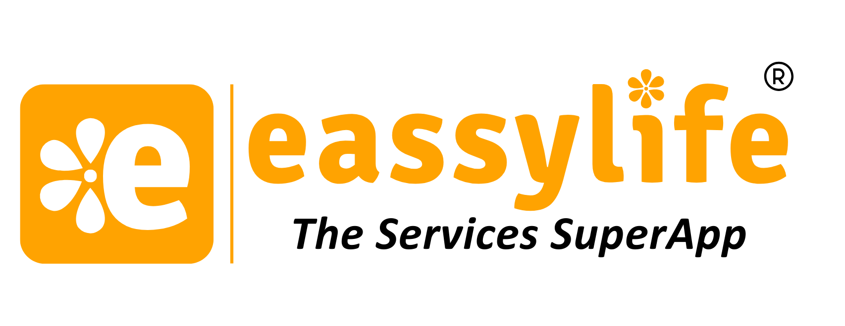 eassylife logo in orange and white